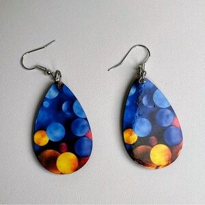 Colorful Teardrop Earrings